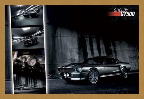 Framed Framed Shelby GT500 - Ford Mustang