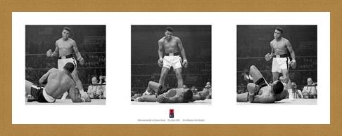 Framed Framed Muhammad Ali Triptych - Muhammad Ali