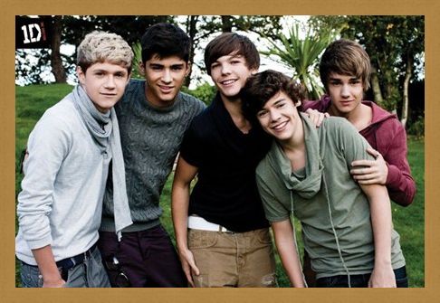 Framed Framed Beautiful Boys in the Garden - One Direction