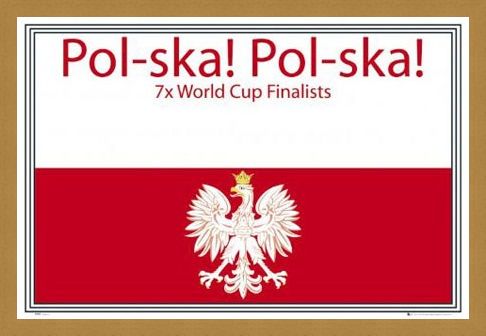 Framed Framed Pol-Ska! Pol-Ska! - Poland National Football Team
