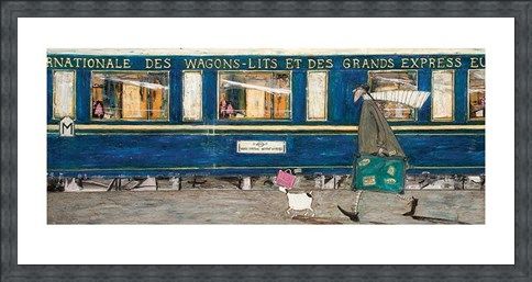 Framed Framed Orient Express Ooh La La - Sam Toft