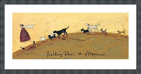 Framed Framed Walking Down To Happiness - Sam Toft