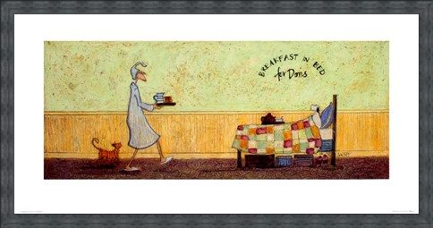 Framed Framed Breakfast In Bed For Doris - Sam Toft