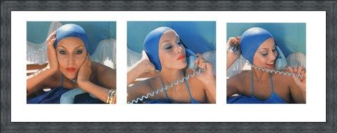 Framed Framed Jerry Hall 1975 - Norman Parkinson