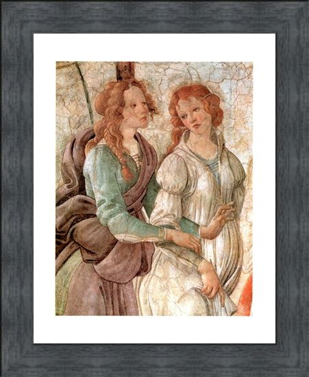 Framed Framed Venere Offre Doni (Particolare) - Sandro Botticelli