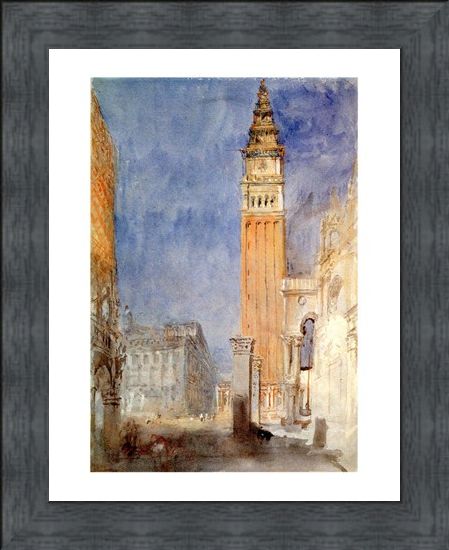 Framed Framed Piazzetta Di S. Marco - William Turner