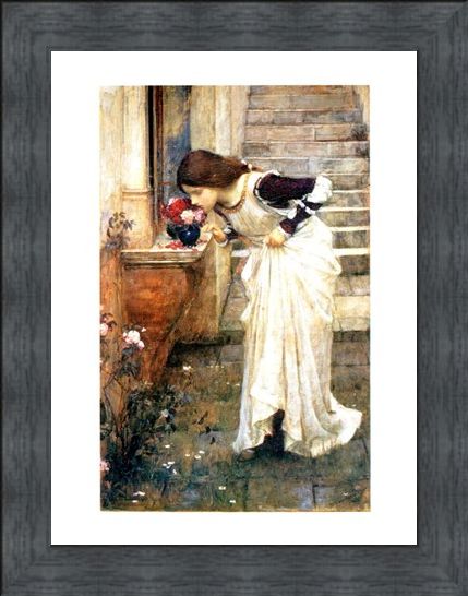Framed Framed The Shrine - John William Waterhouse