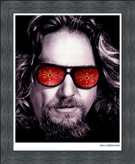 Framed Framed The Dude - The Big Lebowski