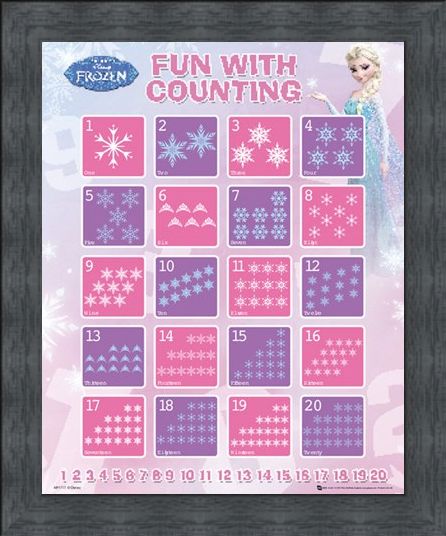 Framed Framed Fun With Counting - Disney's Frozen