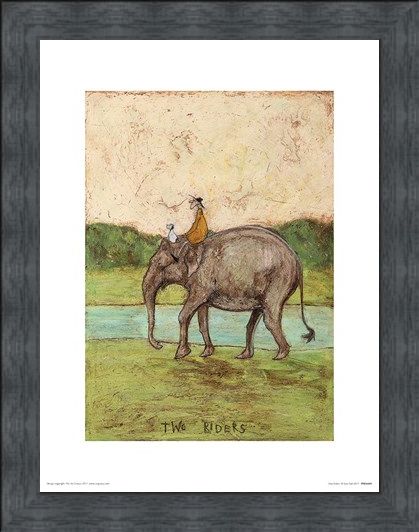 Framed Framed Two Riders - Sam Toft