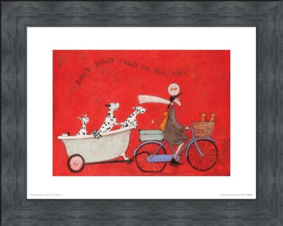 Framed Framed Don't Dilly Dally on the Way - Sam Toft