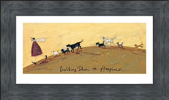 Framed Framed Walking Down To Happiness - Sam Toft