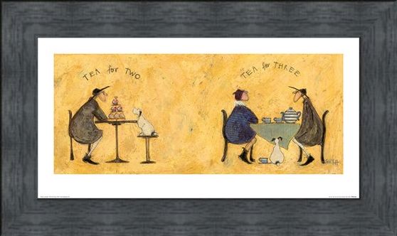 Framed Framed Tea for Two, Tea for Three - Sam Toft