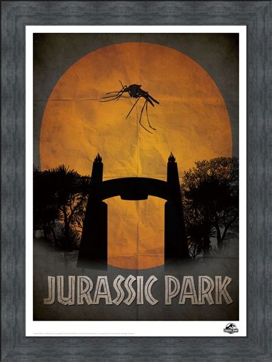 Framed Framed The Grand Gates - Jurassic Park