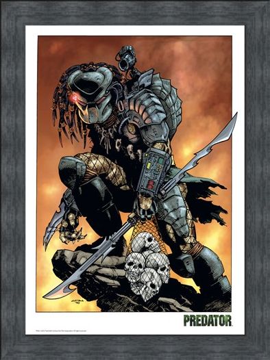 Framed Framed Rock - Predator