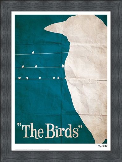 Framed Framed The Birds - Alfred Hitchcock