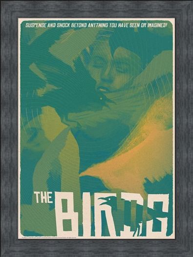 Framed Framed The Birds Montage - Alfred Hitchcock