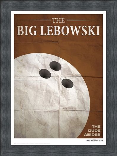 Framed Framed Bowling - The Big Lebowski