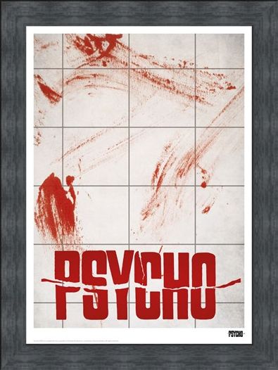 Framed Framed Limted Edition Psycho - Alfred Hitchcock