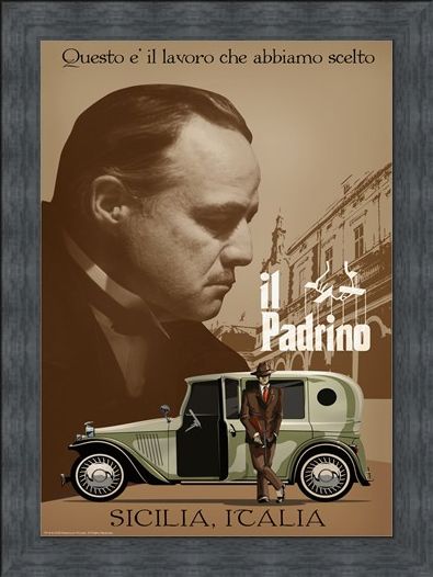 Framed Framed Sicilia - Godfather