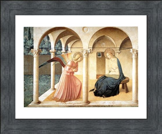 Framed Framed Annunciazione - Beato Angelico