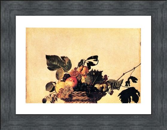 Framed Framed Cesto Di Frutta - Caravaggio