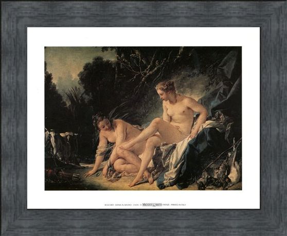Framed Framed Diana Al Bagno - Francois Boucher