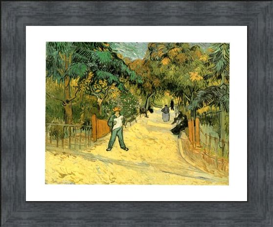 Framed Framed Giardini Pubblici - Vincent Van Gogh