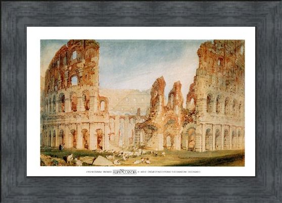 Framed Framed Il Colosseo - Joseph Mallord William Turner