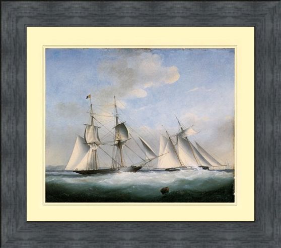 Framed Framed The Ship 'Water Witch' - High Seas Beauty