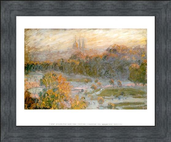 Framed Framed Les Tuileries, Etude - Claude Monet