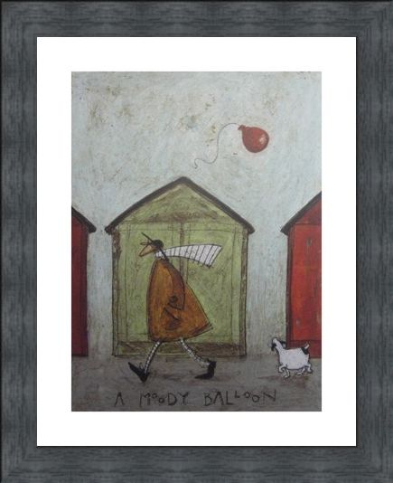 Framed Framed A Moody Balloon - Sam Toft