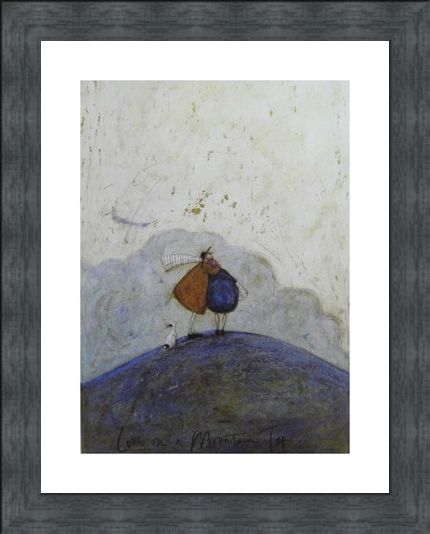Framed Framed Love on a Mountain Top - Sam Toft