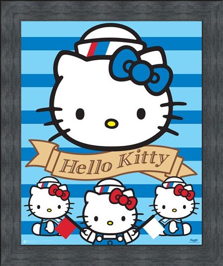 Framed Framed Ahoy There! - Hello Kitty