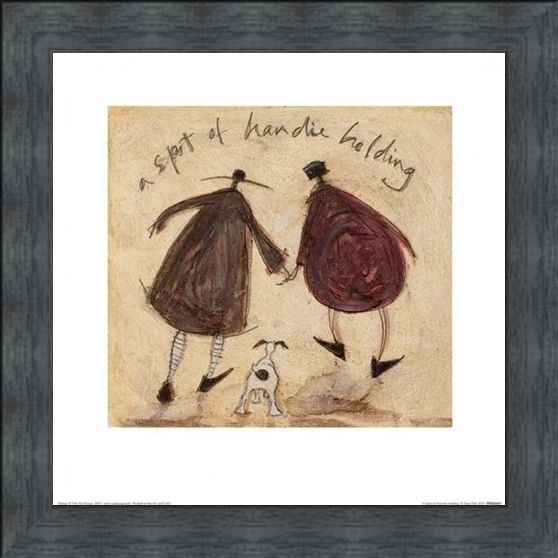 Framed Framed A Spot of Handie Holding - Sam Toft