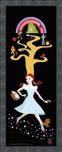 Framed Framed Follow the Yellow Brick Road - Wizard of Oz