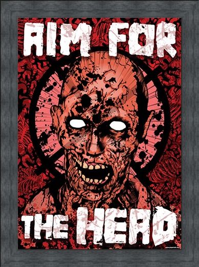 Framed Framed Aim For The Head - Zombie Apocalypse