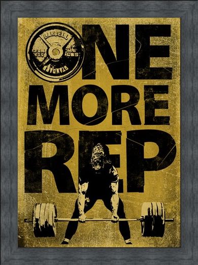 Framed Framed Don't Give Up - One More Rep