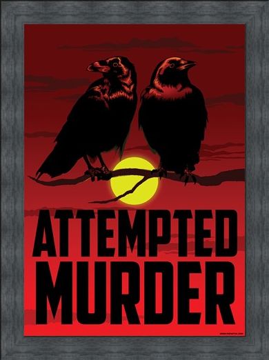 Framed Framed Attempted Murder Mini Poster - Crows