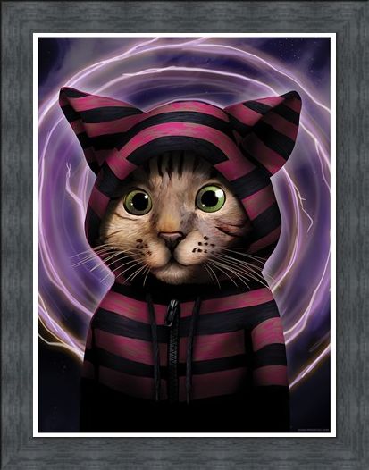 Framed Framed One Sassy Feline - Storm