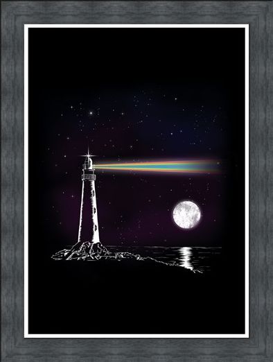 Framed Framed A Spectrum Of Colour - Rainbow Searchlight