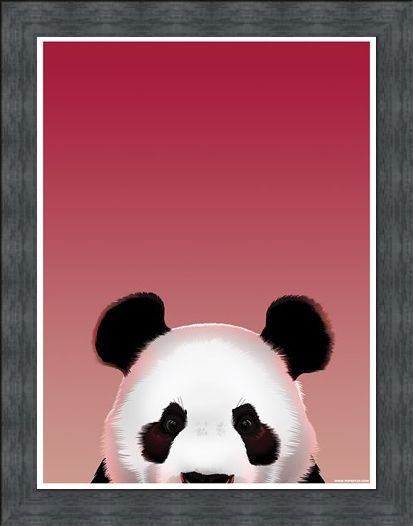 Framed Framed Pop Up Panda - Inquisitive Creatures