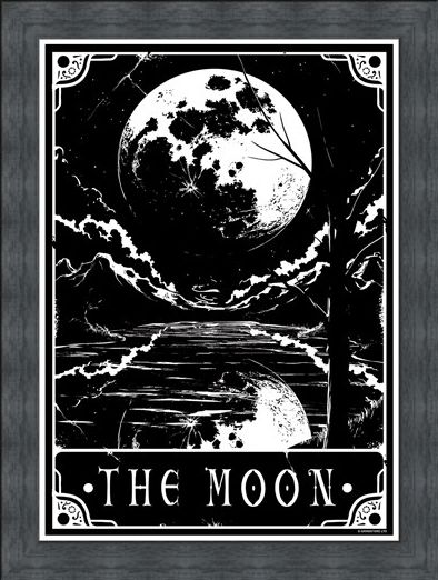 Framed Framed The Moon - Deadly Tarot