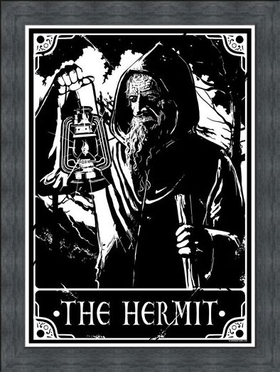Framed Framed The Hermit - Deadly Tarot