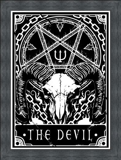 Framed Framed The Devil - Deadly Tarot
