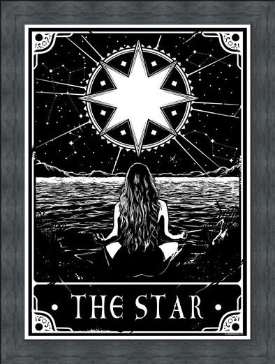 Framed Framed The Star - Deadly Tarot