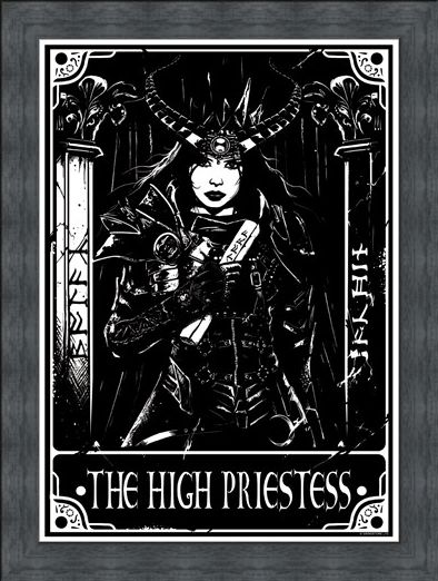 Framed Framed The High Priestess - Deadly Tarot
