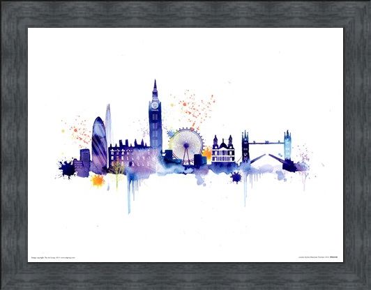 Framed Framed London Skyline - Summer Thornton