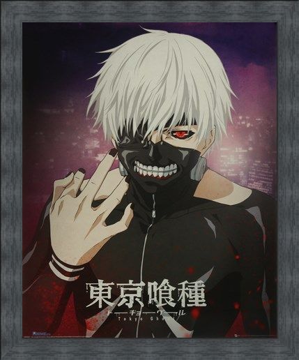 Framed Framed Kaneki Portrait - Tokyo Ghoul
