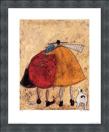 Framed Framed Hugs On The Way Home - Sam Toft